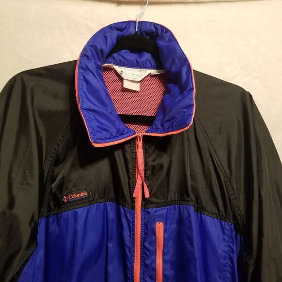 Columbia Mens L Jacket Windbreaker Hooded Vented Packable Lightweight Outdoors - Picture 4 of 8